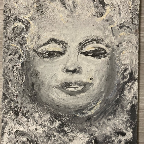 These are my Audrey & Marilyn paintings representing my style for art & fashion! - Picture 2 of 2